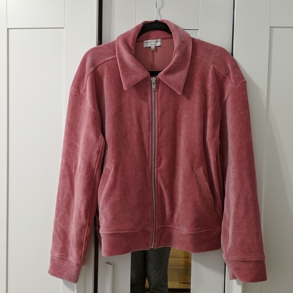 Pink corduroy trucker jacket - Picture 2 of 5